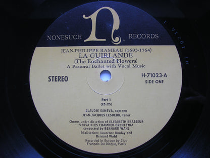 RAMEAU: LA GUIRLANDE      SOLOISTS / VERSAILLES CHAMBER ORCHESTRA / WAHL     H-71023