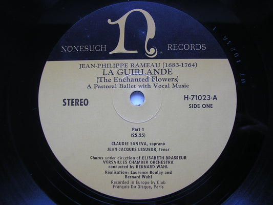 RAMEAU: LA GUIRLANDE      SOLOISTS / VERSAILLES CHAMBER ORCHESTRA / WAHL     H-71023