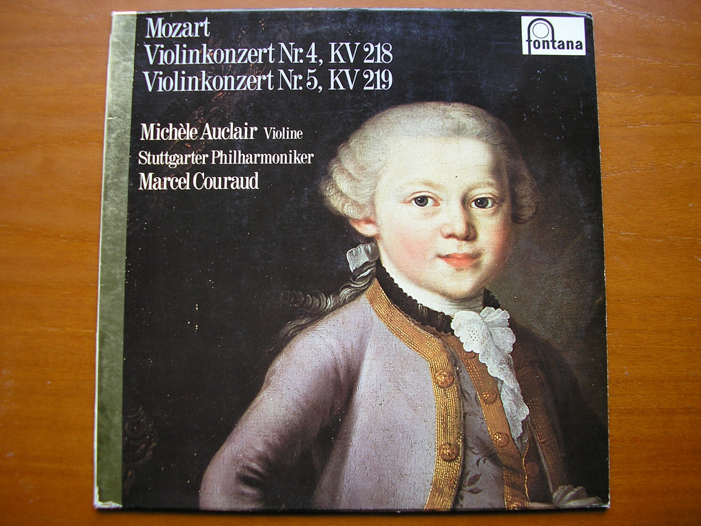 MOZART: VIOLIN CONCERTOS Nos. 4 & 5      AUCLAIR / STUTTGART PHILHARMONIC / COURAUD    6530 015
