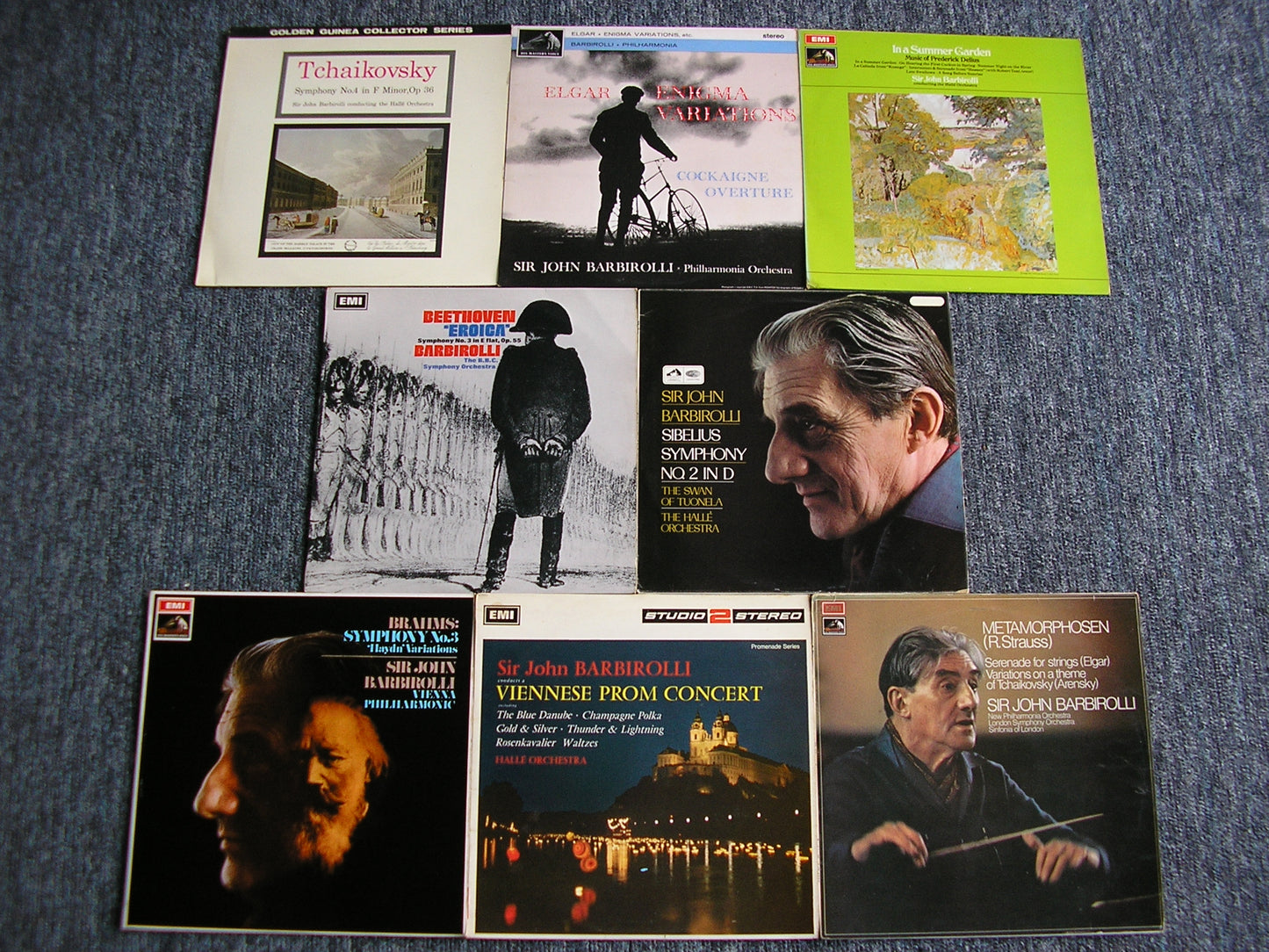 8 LP CLASSICAL COLLECTIONS  -  SIR JOHN BARBIROLLI