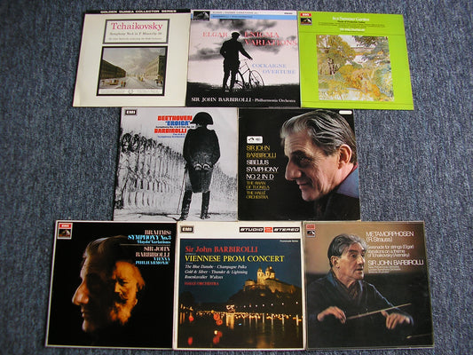 8 LP CLASSICAL COLLECTIONS  -  SIR JOHN BARBIROLLI