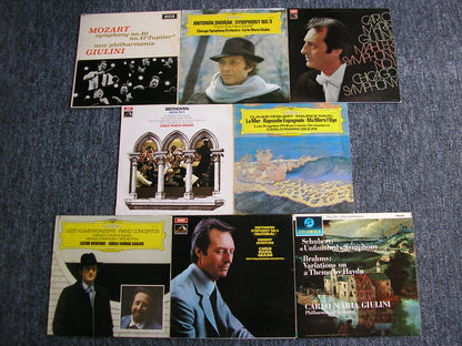 8 LP CLASSICAL COLLECTIONS  -  CARLO MARIA GIULINI