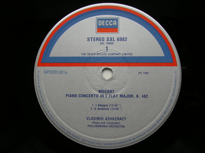MOZART: PIANO CONCERTO No. 22 / RONDO in D       ASHKENAZY / PHILHARMONIA      SXL 6982
