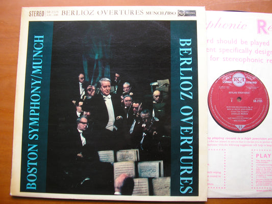 BERLIOZ: OVERTURES     CHARLES MUNCH / BOSTON SYMPHONY    SB 2125