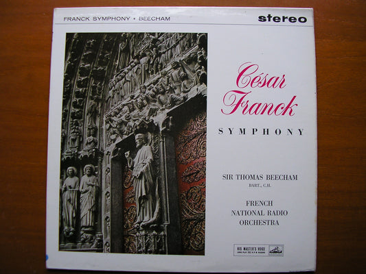 FRANCK: SYMPHONY in D      BEECHAM / FRENCH NATIONAL RADIO ORCHESTRA      ASD 458