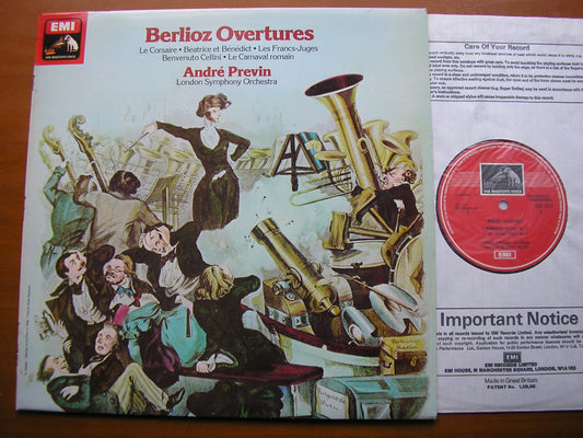 BERLIOZ: OVERTURES     ANDRE PREVIN / LONDON SYMPHONY       ASD 3212