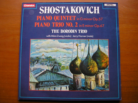 SHOSTAKOVICH: PIANO QUINTET in G / PIANO TRIO No. 2     ZWEIG / HORNER / THE BORODIN TRIO     ABRD 1088