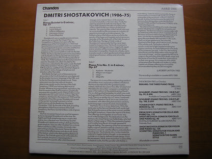 SHOSTAKOVICH: PIANO QUINTET in G / PIANO TRIO No. 2     ZWEIG / HORNER / THE BORODIN TRIO     ABRD 1088