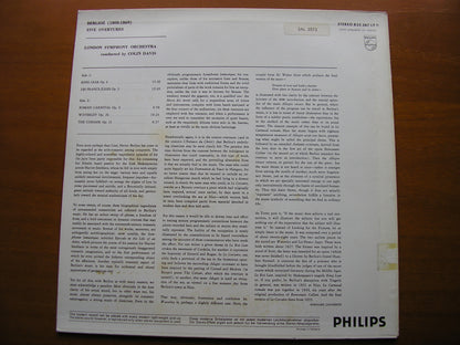 BERLIOZ: OVERTURES     COLIN DAVIS / LONDON SYMPHONY    SAL 3573