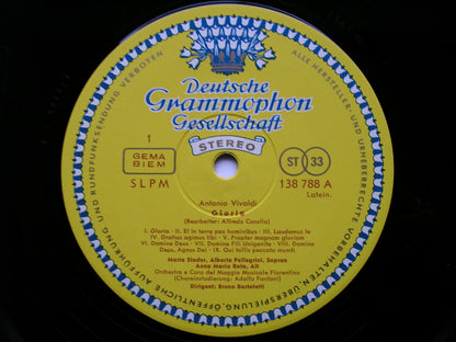 VIVALDI: GLORIA & CREDO    SOLOISTS / MAGGIO MUSICALE FIORENTINO / BARTOLETTI    138 788