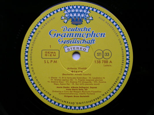 VIVALDI: GLORIA & CREDO    SOLOISTS / MAGGIO MUSICALE FIORENTINO / BARTOLETTI    138 788