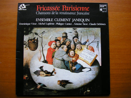 FRICASSEE PARISIENNE:  FRENCH SONGS OF THE RENAISSANCE      ENSEMBLE CLEMENT JANNEQUIN     HMC 1174