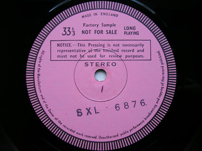 WEBER: SYMPHONYN No. 1 / OVERTURES / INVITATION TO THE DANCE   STEIN / VIENNA PHILHARMONIC   test pressing     SXL 6876