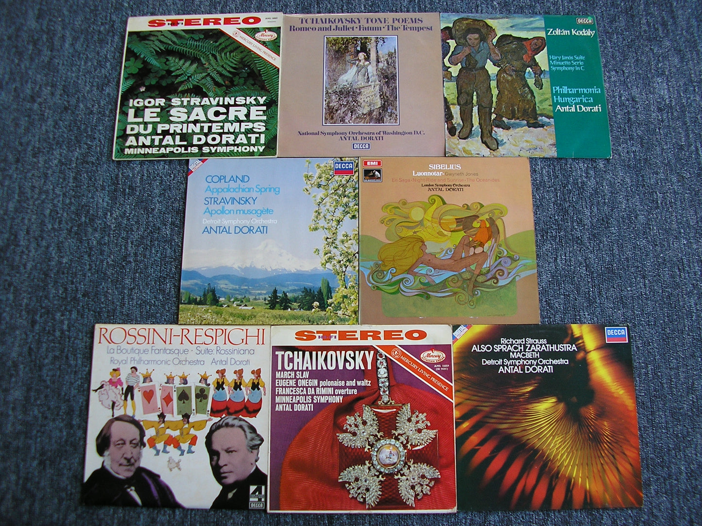 8 LP Classical Collections  -  ANTAL DORATI