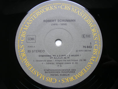 SCHUMANN: THE FOUR SYMPHONIES / MANFRED OVERTURE     RAFAEL KUBELIK / BAVARIAN RADIO SYMPHONY    3 LP