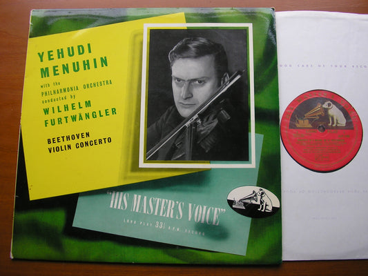 BEETHOVEN: VIOLIN CONCERTO        MENUHIN / PHILHARMONIA / FURTWANGLER     ALP 1100