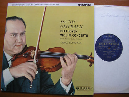 BEETHOVEN: VIOLIN CONCERTO     OISTRAKH / FRENCH NATIONAL RADIO ORCHESTRA / CLUYTENS     33CX 1672