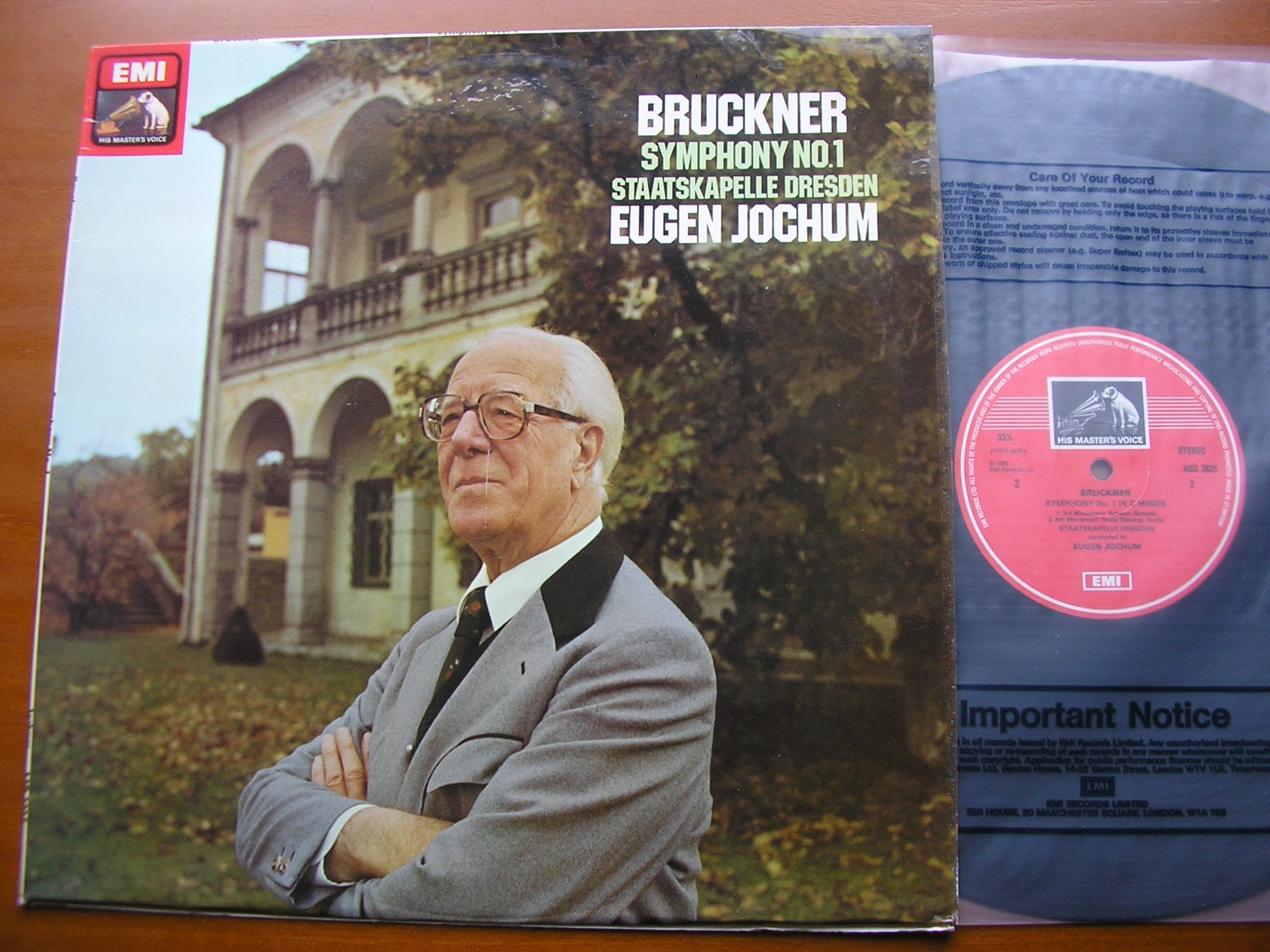 BRUCKNER: SYMPHONY No. 1 JOCHUM / DRESDEN STATE ORCHESTRA