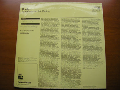 BRUCKNER: SYMPHONY No. 1      JOCHUM / DRESDEN STATE ORCHESTRA     ASD 3825