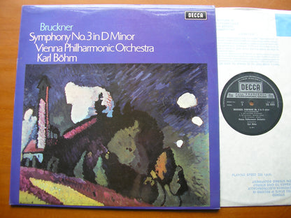 BRUCKNER: SYMPHONY No. 3      BOHM / VIENNA PHILHARMONIC      SXL 6505