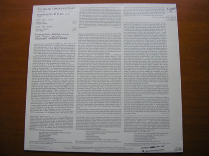 MOZART: SYMPHONY No. 41 'Jupiter'     HARNONCOURT / CONCERTGEBOUW ORCHESTRA   6.42846