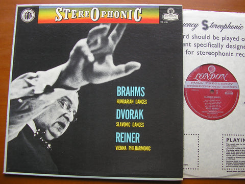 BRAHMS: HUNGARIAN DANCES / DVORAK: SLAVONIC DANCES   REINER / VIENNA PHILHARMONIC     CS 6198