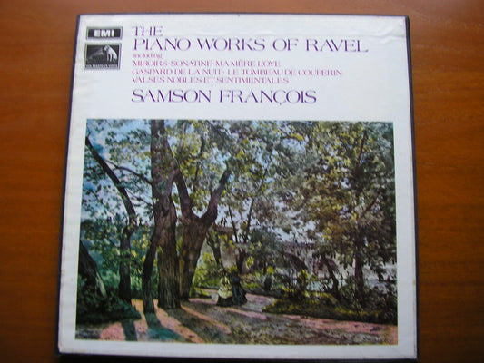 RAVEL: PIANO WORKS     SAMSON FRANCOIS    3 LP    SLS 783