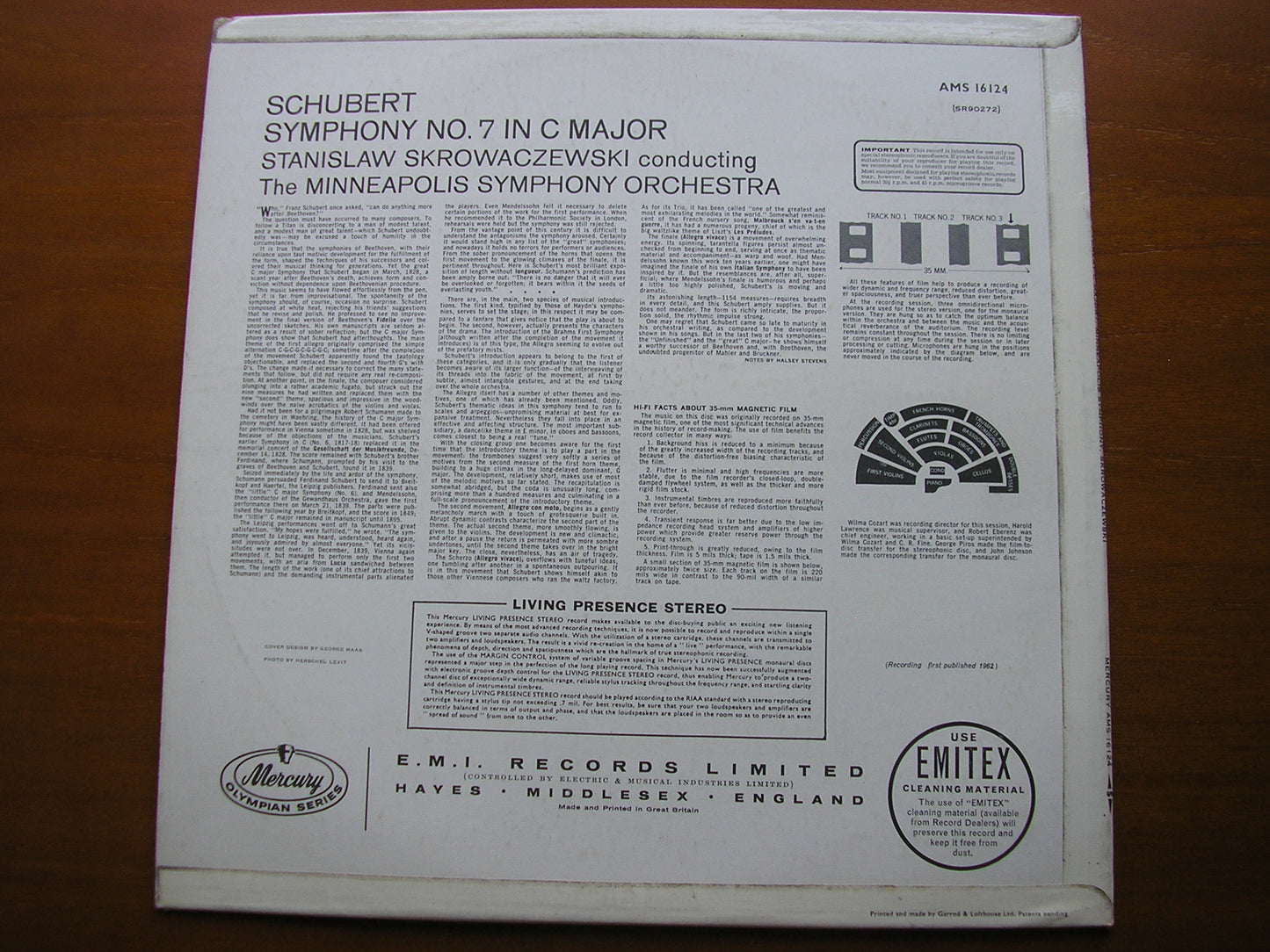 SCHUBERT: SYMPHONY No. 9 'Great C Major'    SKROWACZEWSKI / MINNEAPOLIS SYMPHONY    AMS 16124