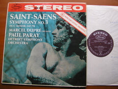 SAINT-SAENS: SYMPHONY No. 3     DUPRE / DETROIT SYMPHONY / PARAY    AMS 16004