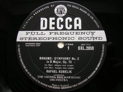 BRAHMS: SYMPHONY No. 2     KUBELIK / VIENNA PHILHARMONIC    SXL 2059