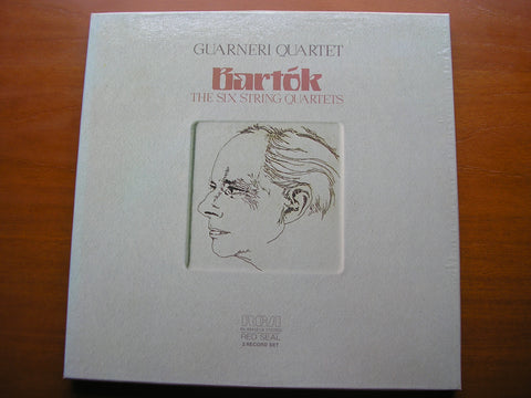 BARTOK: THE STRING QUARTETS     GUARNERI QUARTET    3 LP     RL 02412