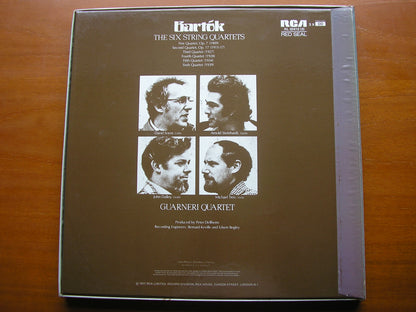 BARTOK: THE STRING QUARTETS     GUARNERI QUARTET    3 LP     RL 02412