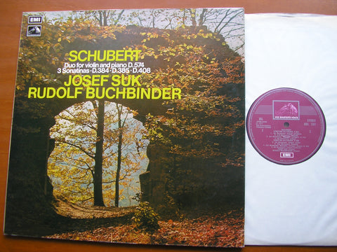 SCHUBERT: DUO FOR VIOLIN & PIANO D.574 / THREE SONATINAS    SUK / BUCHBINDER   HQS 1291