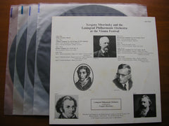 MRAVINSKY AND THE LENINGRAD PHILHARMONIC AT THE VIENNA FESTIVAL     4 LP     SLS 5212