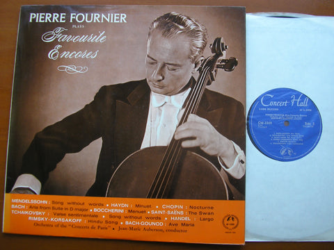 PIERRE FOURNIER PLAYS FAVOURITE ENCORES      CM 2369