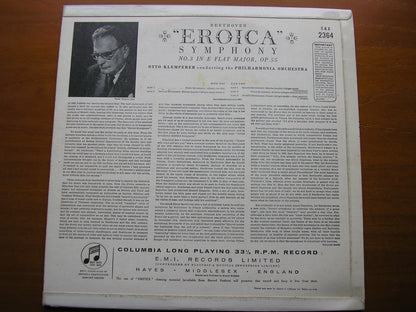 SAX 2364  BEETHOVEN: SYMPHONY No. 3 'Eroica'      KLEMPERER / PHILHARMONIA