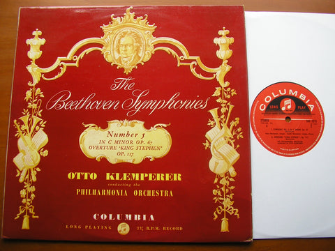 SAX 2373  BEETHOVEN: SYMPHONY No. 5 / OVERTURE King Stephen      KLEMPERER / PHILHARMONIA