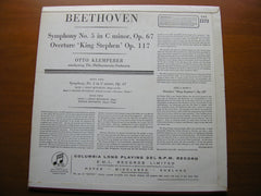 BEETHOVEN: SYMPHONY No. 5 / OVERTURE King Stephen      KLEMPERER / PHILHARMONIA ORCHESTRA    SAX 2373