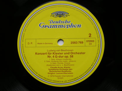 BEETHOVEN: SYMPHONY No. 5 / PIANO CONCERTO No. 4 / LEONORA No. 3    ARRAU / BAVARIAN RADIO SYMPHONY / BERNSTEIN     2721 153