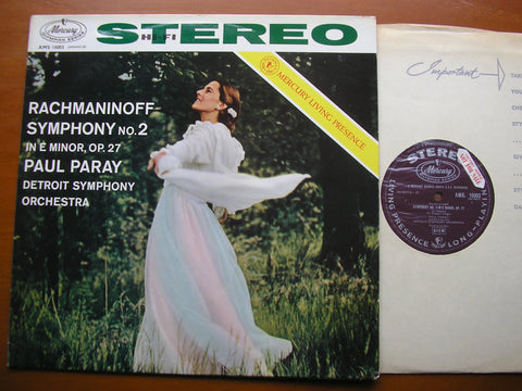 RACHMANINOV: SYMPHONY No. 2     PARAY / DETROIT SYMPHONY ORCHESTRA    AMS 16003