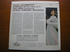 RACHMANINOV: SYMPHONY No. 2     PARAY / DETROIT SYMPHONY ORCHESTRA    AMS 16003