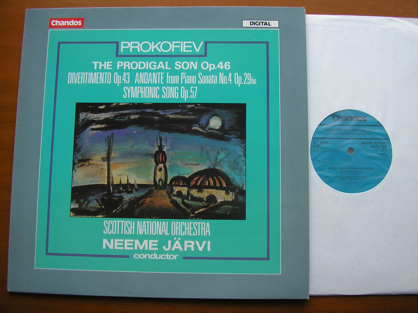 PROKOFIEV: THE PRODIGAL SON / DIVERTIMENTO / SYMPHONIC SONG / ANDANTE    JARVI / SCOTTISH NATIONAL ORCHESTRA    ABRD 1368