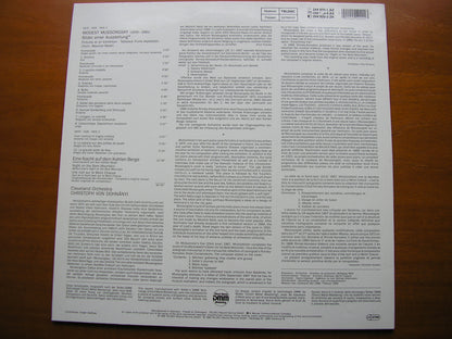 MUSSORGSKY: PICTURES AT AN EXHIBITION / NIGHT ON BARE MOUNTAIN   DOHNANYI / CLEVELAND ORCHESTRA    244 920