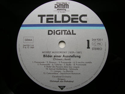 MUSSORGSKY: PICTURES AT AN EXHIBITION / NIGHT ON BARE MOUNTAIN   DOHNANYI / CLEVELAND ORCHESTRA    244 920