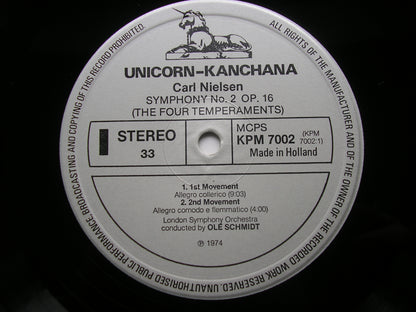 NIELSEN: THE SIX SYMPHONIES     SCHMIDT / LONDON SYMPHONY ORCHESTRA    KPM 7001 - 6