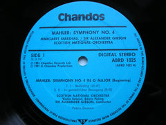 MAHLER: SYMPHONY No. 4    MARGARET MARSHALL / SCOTTISH NATIONAL ORCHESTRA  /  GIBSON   ABRD 1025