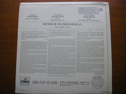 COUPERIN / SCARLATTI / TELEMANN: CANTATAS     DIETRICH FISCHER-DIESKAU / CHAMBER GROUP     ASD 615