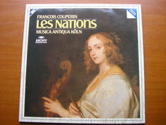 COUPERIN: LES NATIONS    MUSICA ANTIQUA COLOGNE / REINHARD GOEBEL   410 901