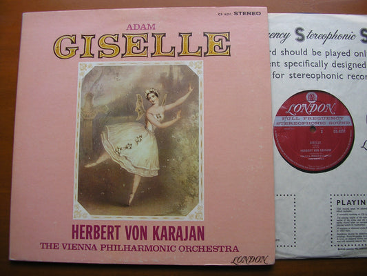 ADAM: GISELLE      KARAJAN / VIENNA PHILHARMONIC ORCHESTRA    CS 6251