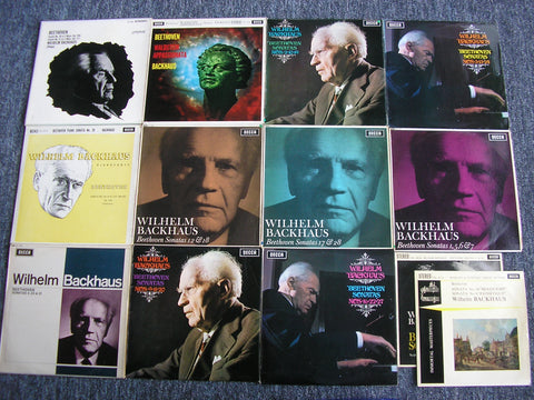 BEETHOVEN: THE COMPLETE PIANO SONATAS     WILHELM BACKHAUS    13 DISCS   SXL / SWL / CS